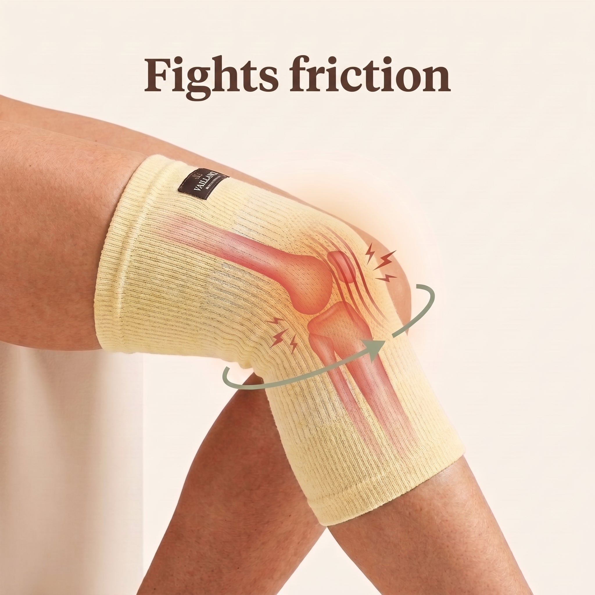 Fights bone-on-bone grinding