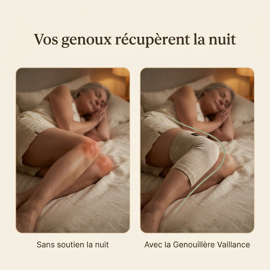 Genouillère de compression en bambou Vaillance
