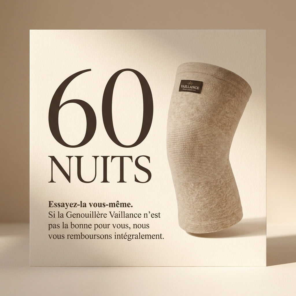 Genouillère de compression en bambou Vaillance
